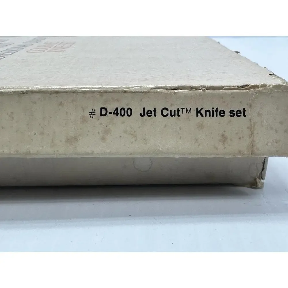 Jet Cut Cutlery‎ Set Of 5 Vintage Stainless Professional Quality Knives
